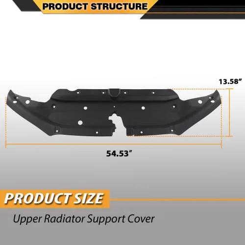 Vista 6 de CNNELL Cubierta superior de soporte del radiador compatible con Toyota 4Runner 2010-2020 TO1224108