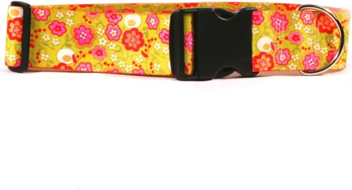 Vista 12 de Yellow Dog Design Collar de perro con rayas navideñas, tamaño grande, 1 pulgada de ancho