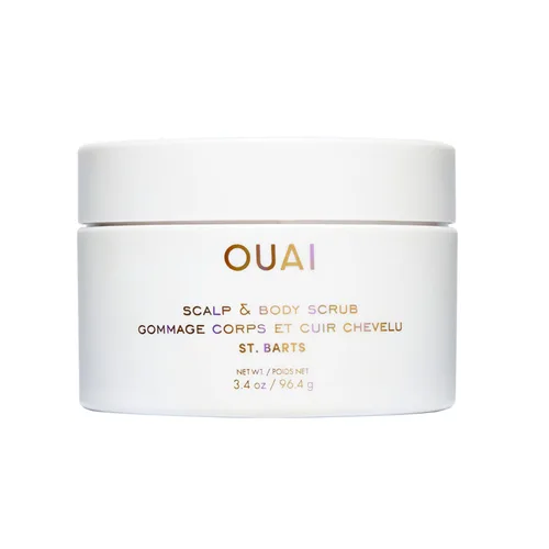 Vista 13 de OUAI St. Barts - Exfoliante corporal con mezcla de azúcar y aceite de coco para piel suave e hidratada, exfoliante suave para eliminar
