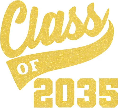 Vista 10 de Senior 2035 Iron On Transfer for Shirts, Black