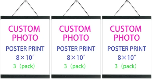 Vista 40 de YK artwood Impresiones de lienzo personalizadas con tus fotos de 8 x 10 pulgadas, imágenes personalizadas a lienzo para amantes, familiares, niños
