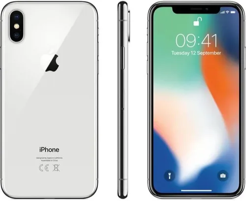 Vista 2 de Apple iPhone X, 64 GB Desbloqueado - Plata