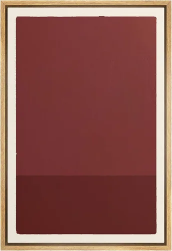 Vista 36 de SIGNLEADER Lienzo enmarcado para pared, pinos resistentes en acantilado, árbol de montaña en tono sepia, ilustración de paisaje, arte moderno