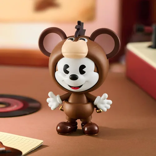 Vista 5 de POP MART Disney Mickey Remixed: Mickey Meets Pixar Series Bind Box, juguetes coleccionables para decoración del hogar, regalos de cumpleaños