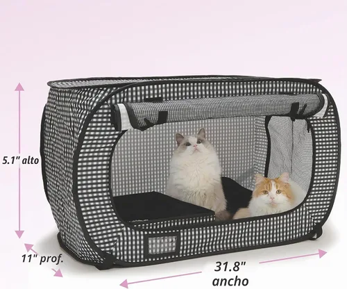 Vista 2 de Necoichi Jaula portátil para gato