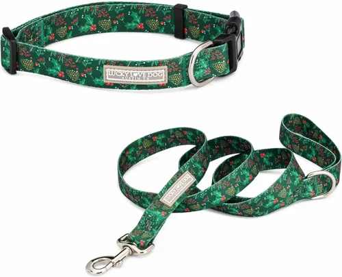 Vista 49 de Lucky Love Dog - Collar de perro ajustable con hebilla de fácil clic para los pequeños, duradero y cómodo para perros machos y hembras, collar