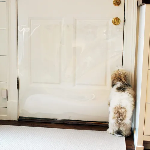 Vista 2 de The Door Shield: Protector de rasguños de mascotas