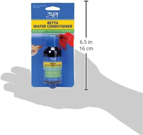 Vista 7 de API Acondicionador de agua Betta Fish Betta Fish Acondicionador de agua dulce para acuario, botella de 1.7 onzas