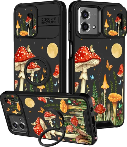 Vista 122 de Funermei Funda para Moto G Stylus 5G 2022, funda para teléfono con diseño de calavera de esqueleto para mujeres y niñas, diseño gótico, Como