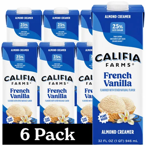 Vista 9 de Califia Farms - Crema para café de leche de almendra y avellana con crema de coco