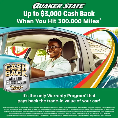 Vista 6 de Quaker State - Aceite de motor, 10W-40, 1 cuarto de galón (paquete de 6)