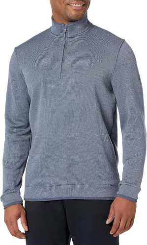 Vista 16 de Under Armour Suéter Storm SweaterFleece para hombre con cuarto de cremallera (001) negro/blanco/negro