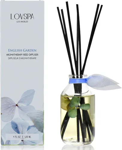 Vista 30 de Set de difusor de cañas, difusor de aceite perfumado con aroma a ámbar romántico y varillas, accesorios de fragancia para el hogar para decorar
