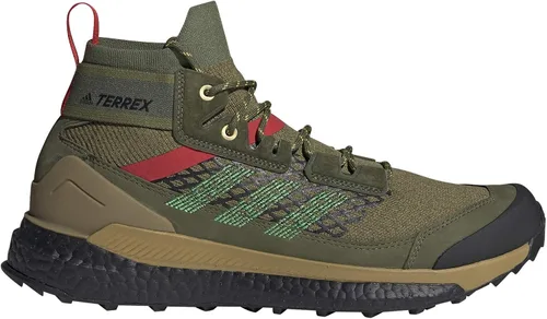 Vista 13 de adidas Terrex Free Hiker Gore-TEX 2.0 - Zapatos de senderismo para hombre Tono beige/amarillo pulso/amarillo ácido