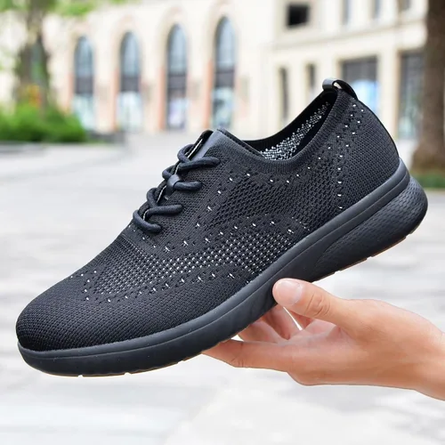Vista 6 de TIOSEBON Zapatos deportivos Oxoford para caminar para hombre, zapatos casuales de malla de trabajo