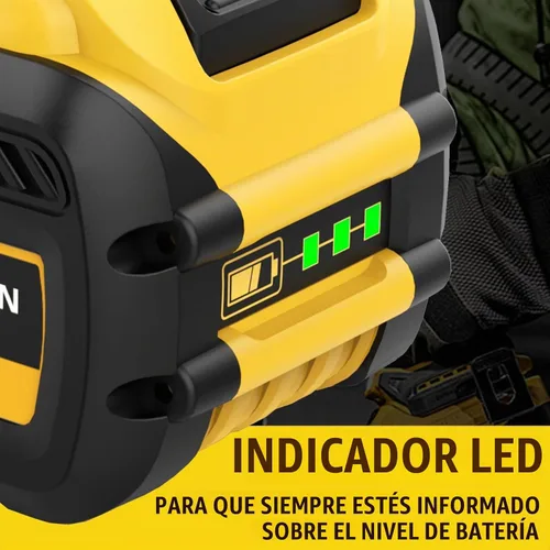 Vista 6 de 2 Packs 12000mAh Replacement for Dewalt 20V/60V Flexvolt Max Battery DCB612