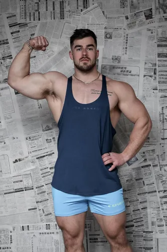 Vista 3 de Jed North Bodybuilding Stringer Gym Tank Top Singlet Racerback
