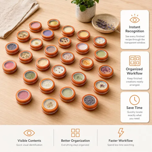 Vista 7 de Latas de aluminio mandarina de 1 oz (1 fl oz) con tapas y etiquetas