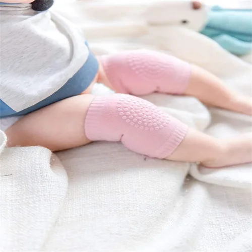 Vista 8 de Rodilleras antideslizantes para bebés y niños pequeños, rodilleras de algodón transpirables y cómodas, protectores de seguridad anticaídas