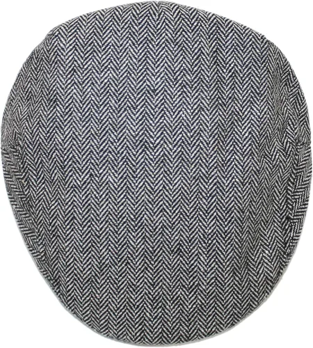 Vista 2 de Ted & Jack - Gorra de conducción Street Easy de espiga o a cuadros con forro acolchado