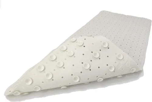Vista 9 de SafeLand - Tapete antideslizante para baño, ducha, bañera de longitud XL, material TPR, ecológico, sin PVC, lavable a máquina, sin olor, con Azul