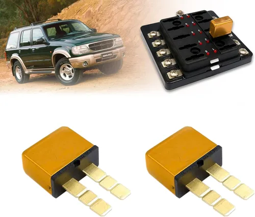 Vista 8 de 7.5A, disyuntor automotriz, montaje enchufable, conexión de terminal tipo cuchilla ATC (2 piezas)