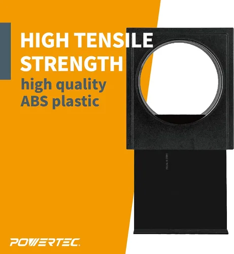 Vista 5 de POWERTEC 70279 - Puerta de recolección de polvo, plástico ABS de 6 pulgadas, 1 paquete