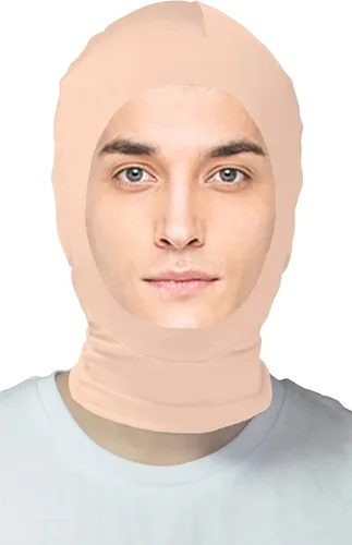 Vista 5 de VSVO Máscara de capucha Zentai de cara abierta