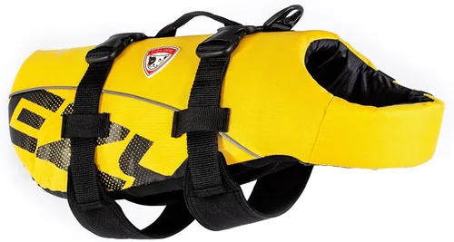 Vista 7 de Dispositivo de flotación para perro, chamarra de perro, chaleco de vida EzyDog(DFD), XS, Rojo