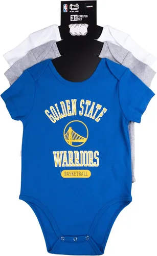 Vista 2 de Ultra Game Conjunto de cuerpo para bebé de la NBA oficial para jóvenes, súper suave, de algodón, paquete de 3 Creeper