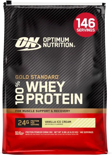 Vista 40 de Optimum Nutrition Estándar dorado 100% Proteína de Suero de Leche en Polvo, Pie de lima, 1.8 Libra