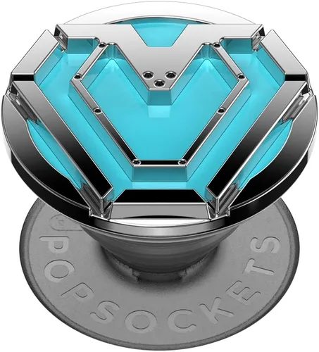Vista 17 de PopSockets Agarre adhesivo para teléfono, soporte, soporte para teléfono, Marvel - Reactor de arco esmaltado
