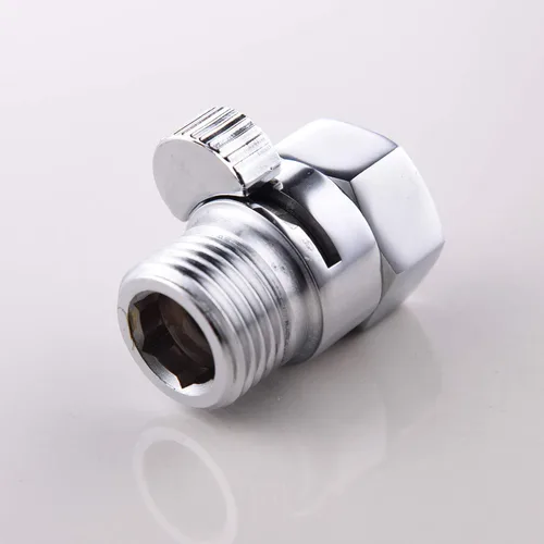 Vista 7 de CIENCIA G1/2 "Válvula de cierre de agua, desviador de agua de latón para cabezal de ducha, conector de grifo, AV016