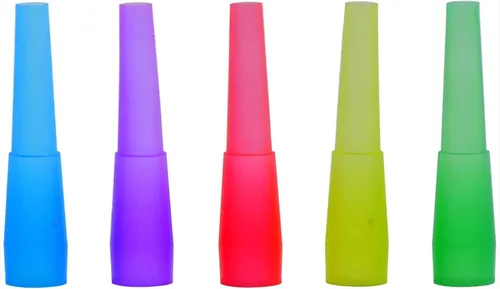 Vista 5 de 100 puntas de cachimba desechables, puntas de boca de shisha, sin BPA, accesorios de plástico para cachimba, envueltas individualmente, boquilla