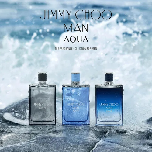 Vista 6 de JIMMY CHOO - Perfume Aqua para Hombre - Fragancia Masculina - Fougere Marina Amadeirada - Con notas de Pomelo, Salvia Esclarea y Musgo Salado