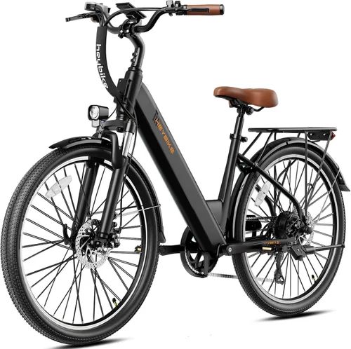 Vista 11 de Heybike Bicicleta eléctrica Cityscape 2.0 para adultos con motor de pico de 1200 W, batería extraíble de 468 Wh, bicicleta eléctrica de 50 millas