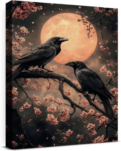 Vista 29 de QPVXSST Arte de Pared Interesante de Fantasma de Halloween para Baño, Póster Impreso en Lienzo de Estilo Gótico, Decoración de Baño con Diseño