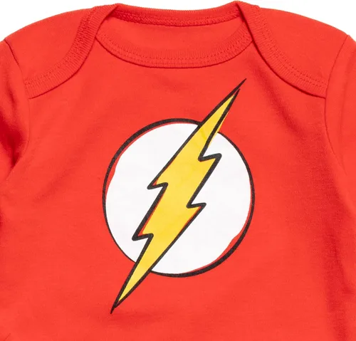Vista 6 de DC Comics Justice League Batman Superman The Flash - Paquete de 3 vestidos para dormir