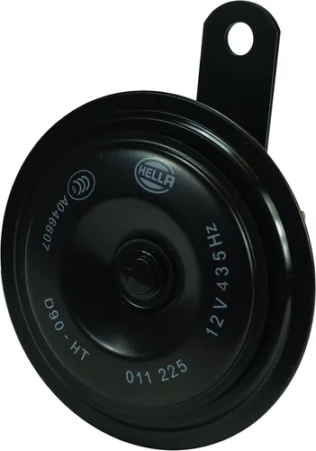 Vista 9 de HELLA 011225871 - Kit de bocinas de disco negras BX de 92 mm, 12 V (ajuste universal)