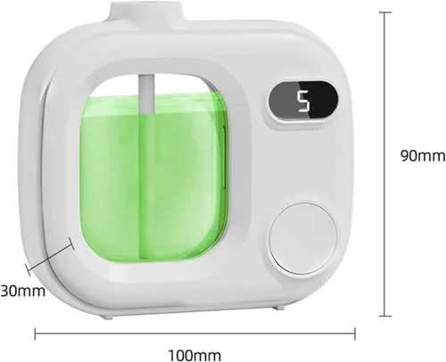 Vista 9 de Difusor de aceite esencial sin agua, difusor inteligente de aceite esencial para habitaciones grandes, baños, hoteles y oficinas, difusor de aroma