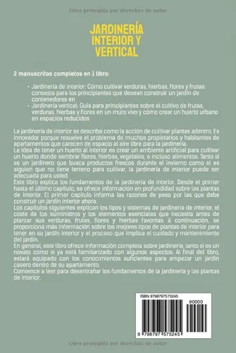 Vista 2 de Jardinería interior y vertical Guía para cultivar frutas, hierbas, verduras y flores en interiores y en una pared viva, y consejos para huertos