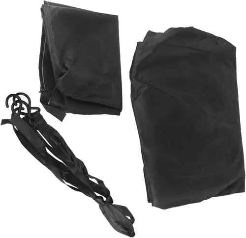 Vista 9 de Cubierta de coche para automóvil, parasol para automóviles, color negro, media cubierta, protector de nieve, cubierta protectora de refrigeración