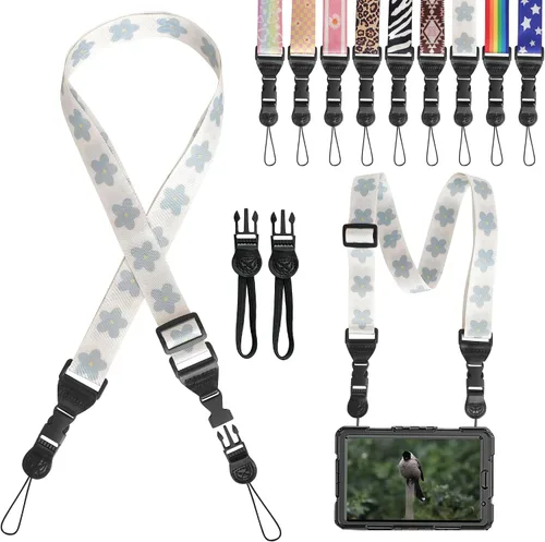 Vista 14 de Correa de hombro ajustable Gowjaw: Correa de nylon cómoda para iPad/Samsung Tablet con lanyard para el cuello, funda para iPad/cámara/binoculares