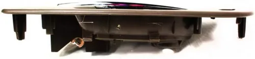Vista 4 de Para GMC Yukon XL 1500 Manija de puerta interior delantera, lado del pasajero, bisel marrón con palanca cromada 2007-2014 Recorte: SLE/SLT/Denali
