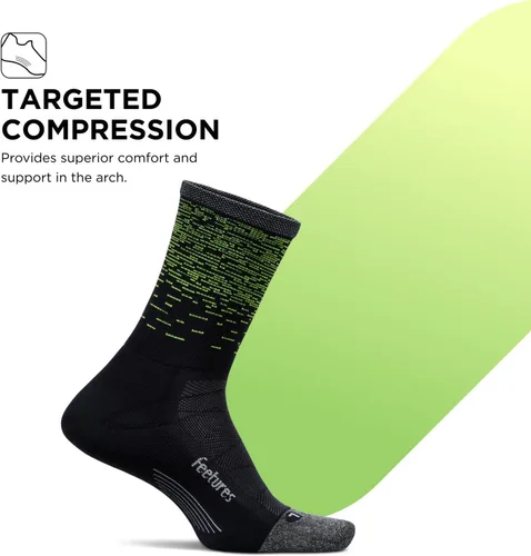 Vista 67 de Feetures Elite Light Cushion Mini Crew Sock - Calcetines deportivos con compresión dirigida