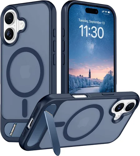 Vista 47 de Funda para iPhone 11 con compatibilidad magnética, [Soporte invisible incorporado][Compatible con MagSafe]