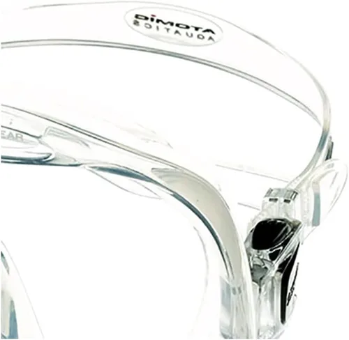 Vista 2 de Atomic Aquatics Máscara sin marco para buceo y esnórquel, transparente, ajuste medio