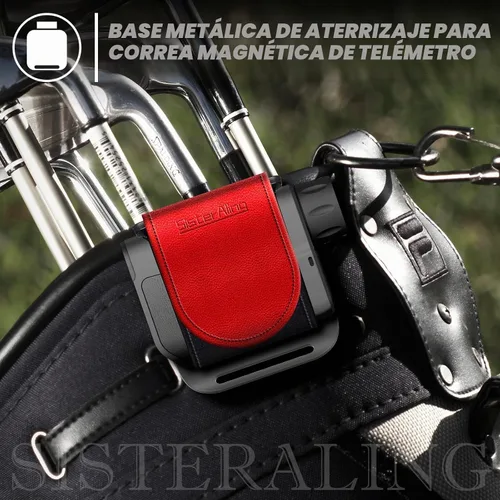 Vista 5 de Almohadillas de aterrizaje metálicas para toalla de golf magnética, telémetro, botellín, altavoz - Acceso rápido a equipos y accesorios magnéticos