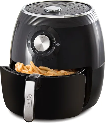 Vista 10 de Dash Freidora de aire de lujo, control de temperatura ajustable y función de apagado automático, tecnología AirCrisp®, espaciosa cesta Agua
