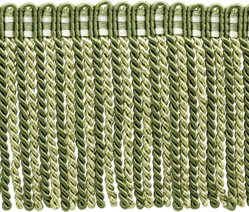 Vista 13 de DÉCOPRO Colección Noblesse de 6 pulgadas de largo con borde de flecos de lingote con cabecera de punto elegante (estilo # DB6), color burdeos